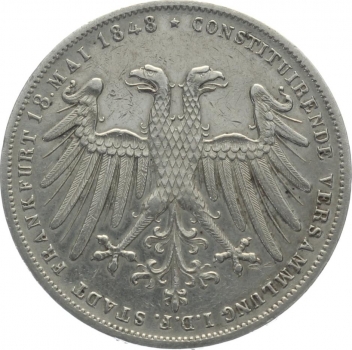 Frankfurt 2 Gulden 1848 - Erzherzog Johann